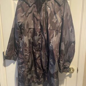 Style & Co. Grey Camouflage Jacket